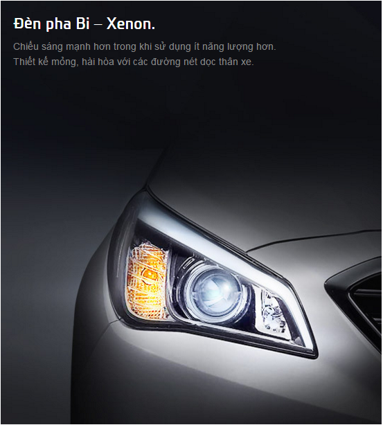 Hyundai Sonata 2016- Đèn pha Bi xenon