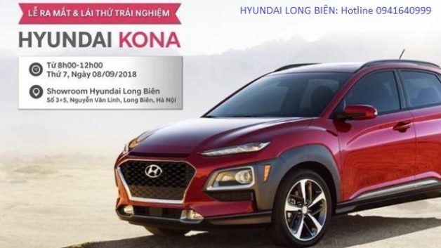 Hyundai long bien Lái thử Hyundai Kona